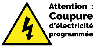 Coupure d’électricité – Rue Marcel Pagnol