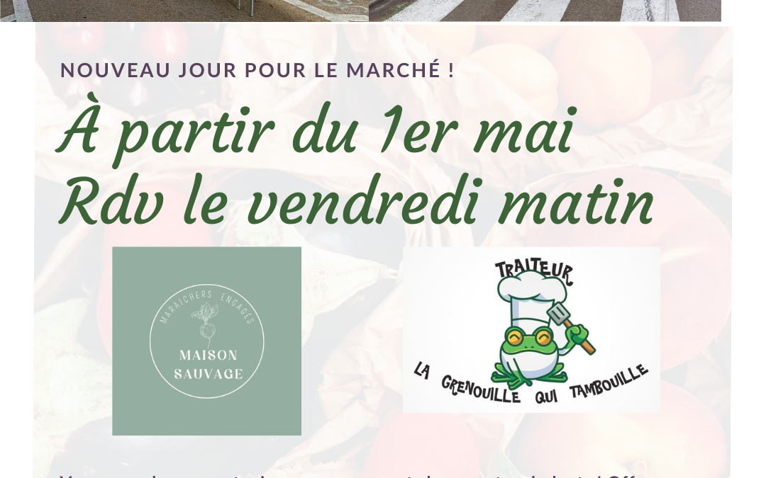 Nouveau jour pour le marché !