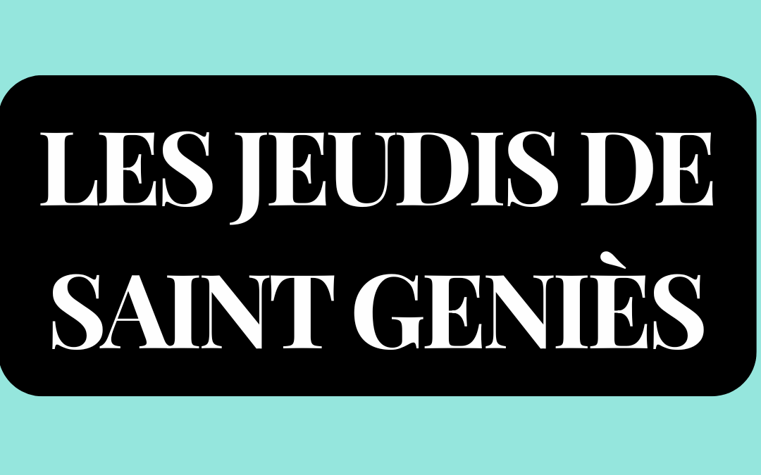 Les jeudis de St Geniès