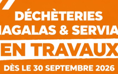 Déchèteries Magalas et Servian – En travaux
